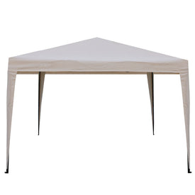 10' x 10' Pop-Up Outdoor Canopy Gazebo - Beige
