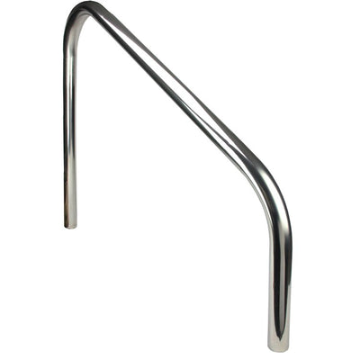38" Silver Sloped Swimming Pool Handrails Set of 2