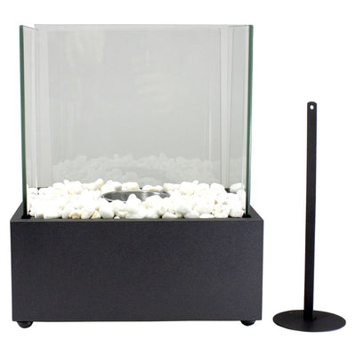 11.5" Bio Ethanol Ventless Portable Fireplace with Flame Guard