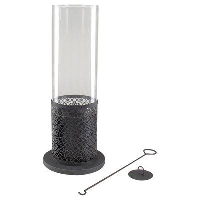 19.75" Bio Ethanol Round Portable Fireplace Decorative Base