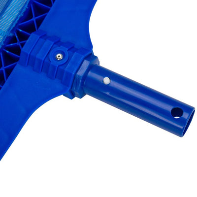 19.75" Blue Deep Bag Swimming Pool Leaf Rake Skimmer Head