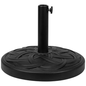 20" Celtic Triquetra Round Base Stand for Patio Umbrellas