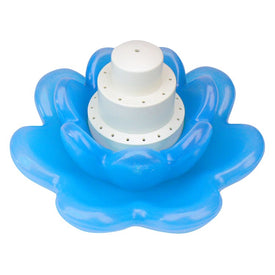 11" Triple Tier Flower Blossom Swimming Pools Water Fountain