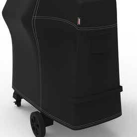 Grill Cover Polyester Heavy Duty Black for Cookout Pellet