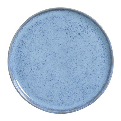 Bread Plate Breeze Set of 6 Light Blue Stoneware