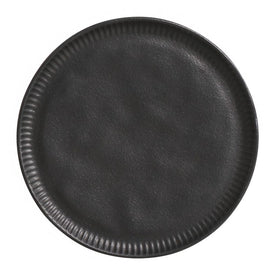 Matte Black Linhas Dessert Plates Set of 6