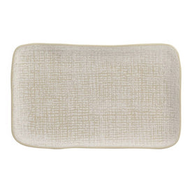 Latte Medium Rectangular Juta Platters Set of 4