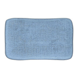 Platter Set Breeze Medium Rectangular Juta 4 Piece Light Blue Stoneware