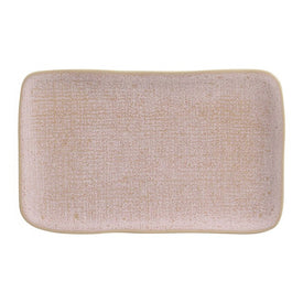 Litchi Medium Rectangular Juta Platters Set of 4