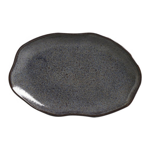 Titanium Medium Shallow Oval Platters Set of 4