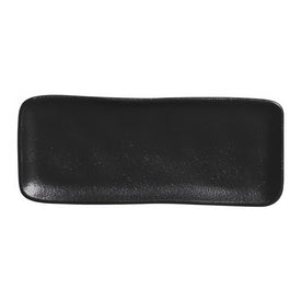 Matte Black Rectangular Platters Set of 4