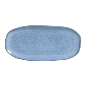 Platter Set Breeze Medium Shallow Oval 4 Piece Light Blue Stoneware