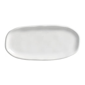 Platter Set New White Medium Shallow Oval 4 Piece White Stoneware