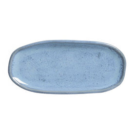 Platter Set Breeze Shallow Oval 4 Piece Light Blue Stoneware