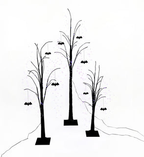 Product Image: HHPTSET3-1PUR/BLK Holiday/Halloween/Halloween Outdoor Decor