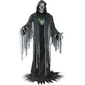 Seasonal Decor Tall Motion Activated Towering Reaper Halloween 10 Feet Multicolored Plastic 1 Piece