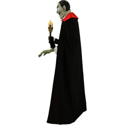 Seasonal Decor Tall Motion Activated Vampire Host Plug-In Halloween 5.5 Feet Black/Red Plastic 1 Piece
