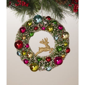 Kitschmas Wreath with Deer
