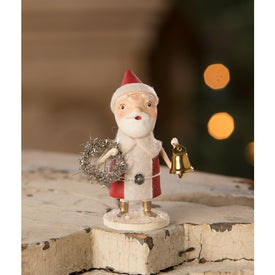Santa with Wreath & Bell