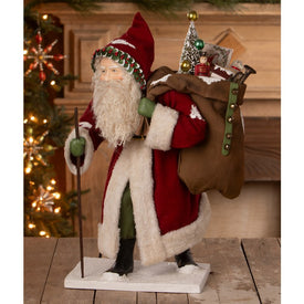 Old St. Nick with Bag of Toys