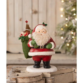 Jolly Retro Santa Claus