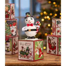 Vintage Jolly Snowman