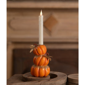 Stack of Pumpkins Candlestick