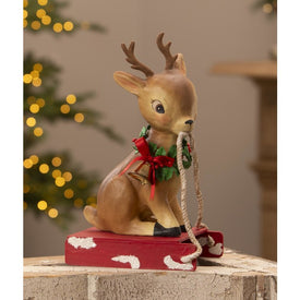 Reindeer on Sled