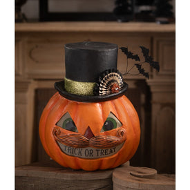 Trick or Treat Pumpkin Stache