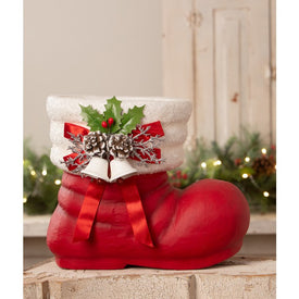 Retro Red Santa Boot