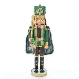 15" Irish Nutcracker With Cape