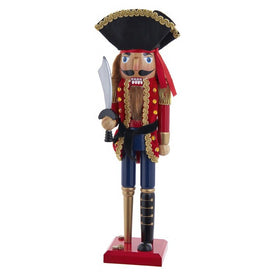 15" Pirate Nutcracker with peg leg