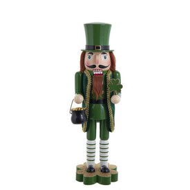 14" Leprechaun Soldier Nutcracker
