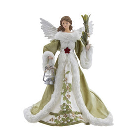 16" Mistletoe Kisses Angel Tree Topper
