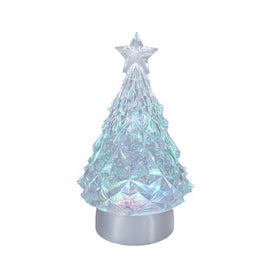 9" Battery Operated USB LED Lighted Tree Water Lantern