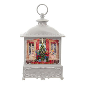 10.25" Battery-Operated USB LED Lighted Nutcracker Suite Water Lantern