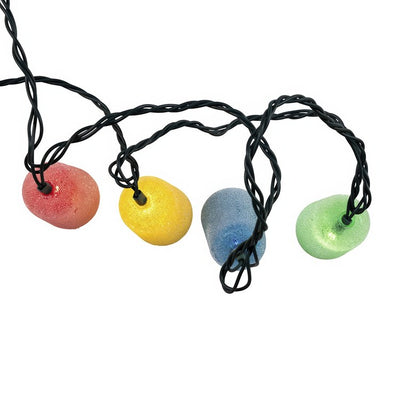 Kurt Adler-Foots UL 10-Light Multicolor Gumdrop Light Set