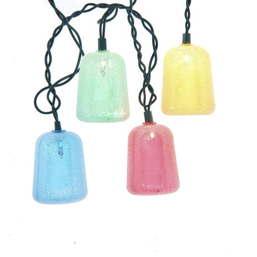 Kurt Adler-Foots UL 10-Light Multicolor Gumdrop Light Set
