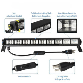 16.2" UV LED Black Light