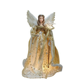 16" UL 10-Light Celestial Angel Tree Topper