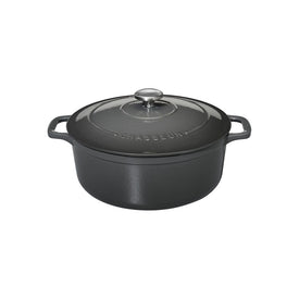 Chasseur 4.2-Quart Enameled Cast Iron Round Dutch Oven