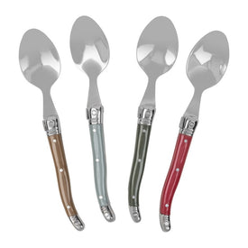 Laguiole Coffee Spoons, Set of 4 - Holly Berry