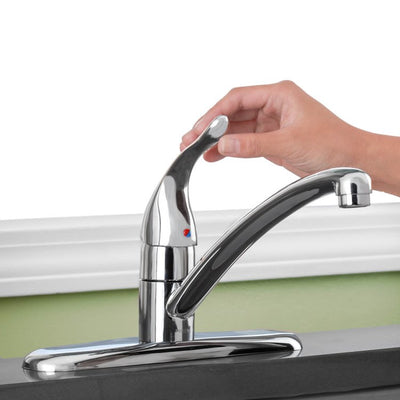 Chateau Single Handle Low-Arc Kitchen Faucet without Sprayer