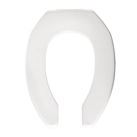 Elongated Heavy Duty Toilet Seat Less Cover