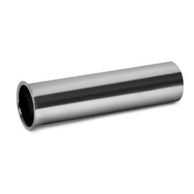 Tailpiece 1-1/2 x 8 Inch Flanged Chrome Plated Brass 20 Gauge