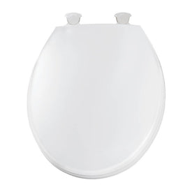 Plastic Toilet Seat with Easy Clean and Change Hinges