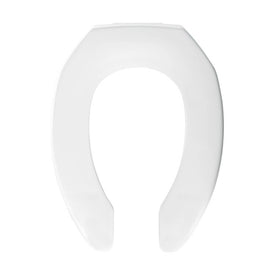 Elongated Heavy Duty Toilet Seat Less Cover