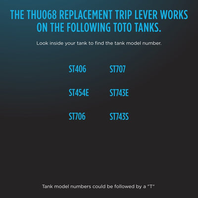 Replacement Left-Hand Trip Lever