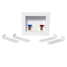 Quadtro Washing Machine Outlet Box with Single Lever Ball Valve/CPVC
