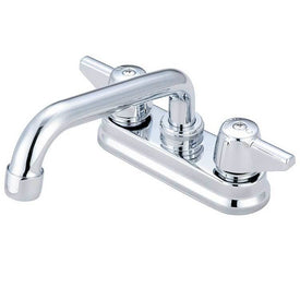 Bar/Laundry Faucet 4 Inch 2 Lever ADA Chrome Swing